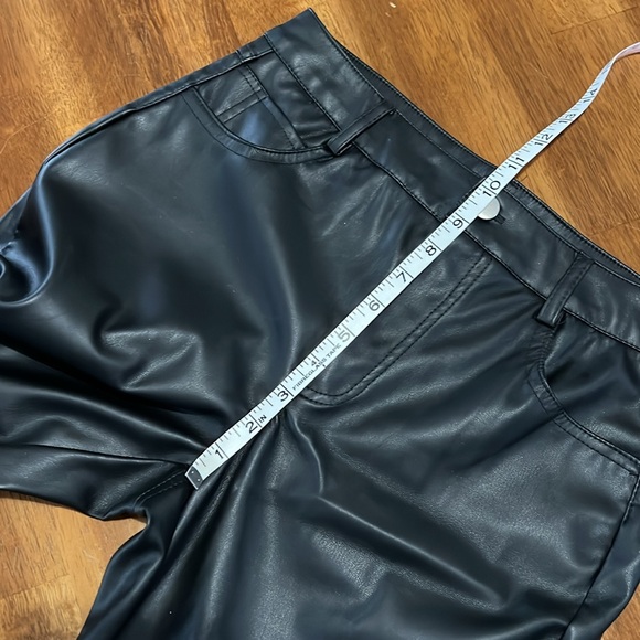 Wet seal black faux leather pants - Picture 7 of 7